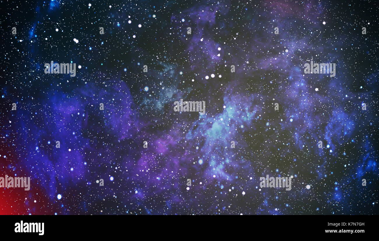 Colorful Starry Night Sky Outer Space background Stock Photo - Alamy