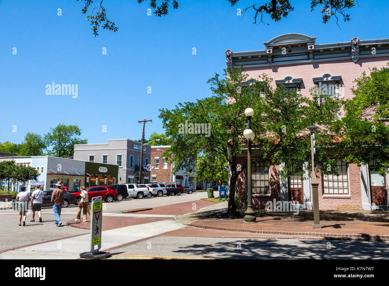 South Carolina,Georgetown,Lowcountry,historic district,Front Street,SC170516053 Stock Photo