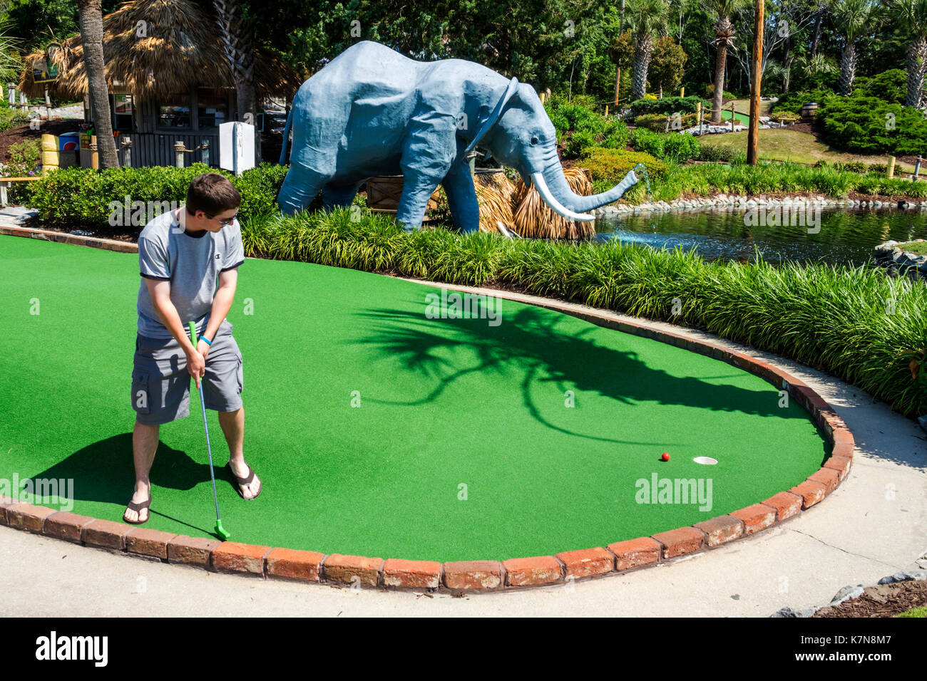 Myrtle Beach South Carolina,Jungle Safari Golf,minigolf course