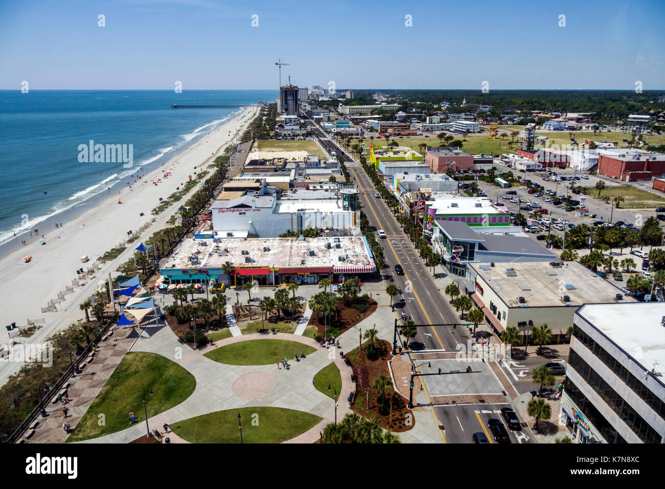 Myrtle Beach South Carolina SC Atlantic Ocean North Ocean Boulevard Stock Photo: 159663908 - Alamy