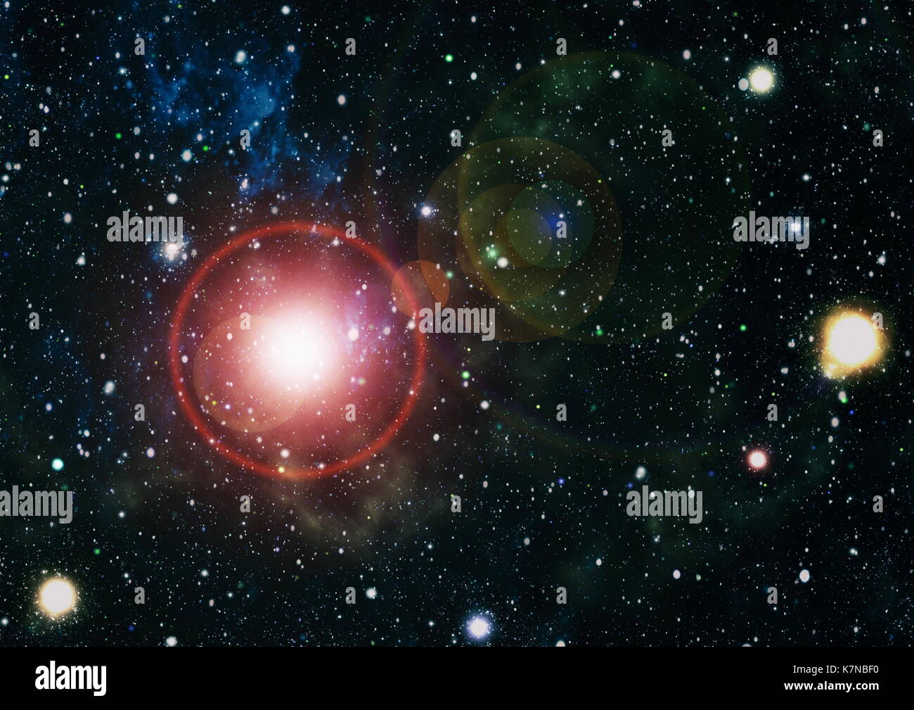 Deep space. High definition star field background . Starry outer space ...