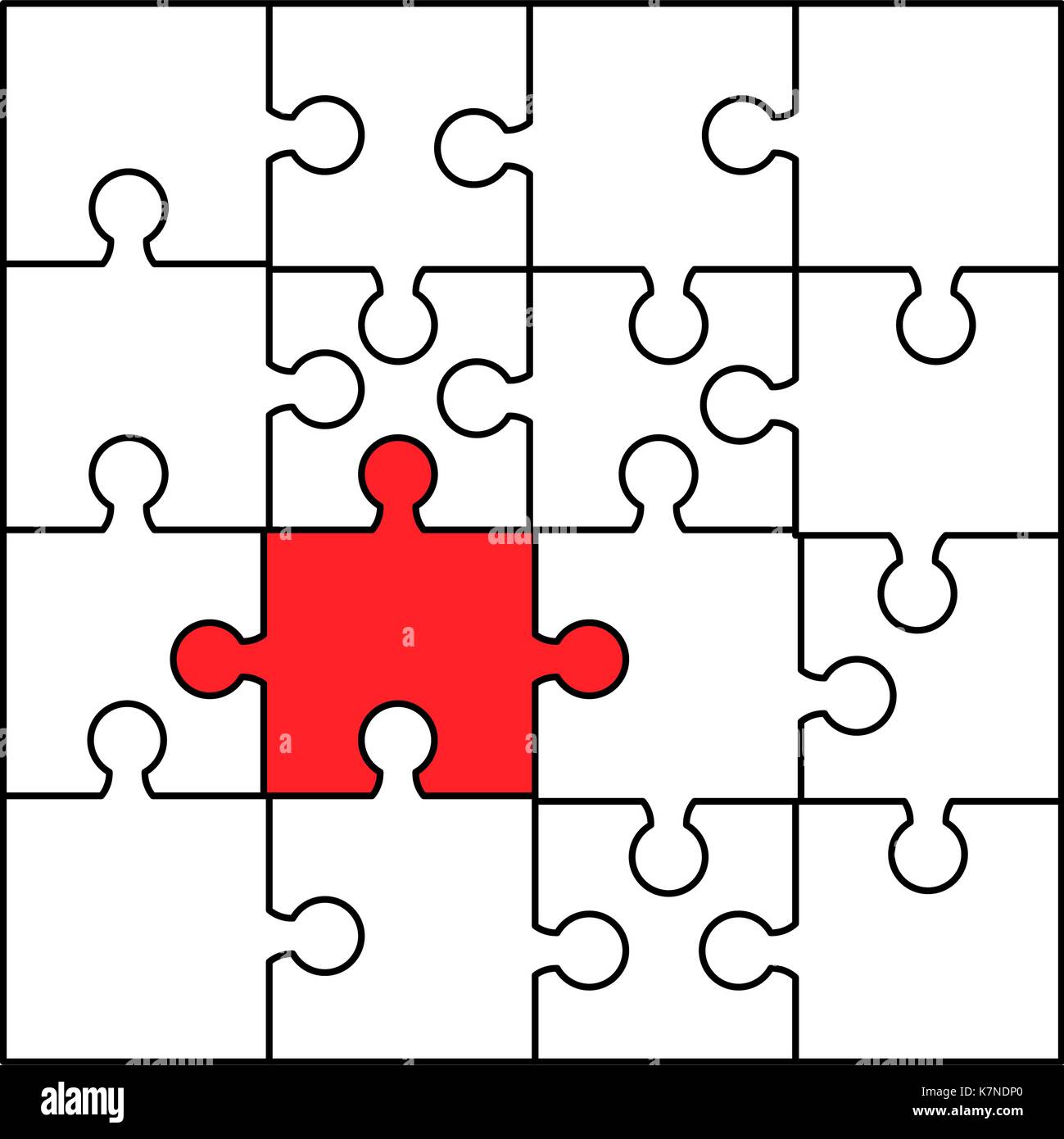 Jigsaw puzzle image Stock Vector Images - Alamy