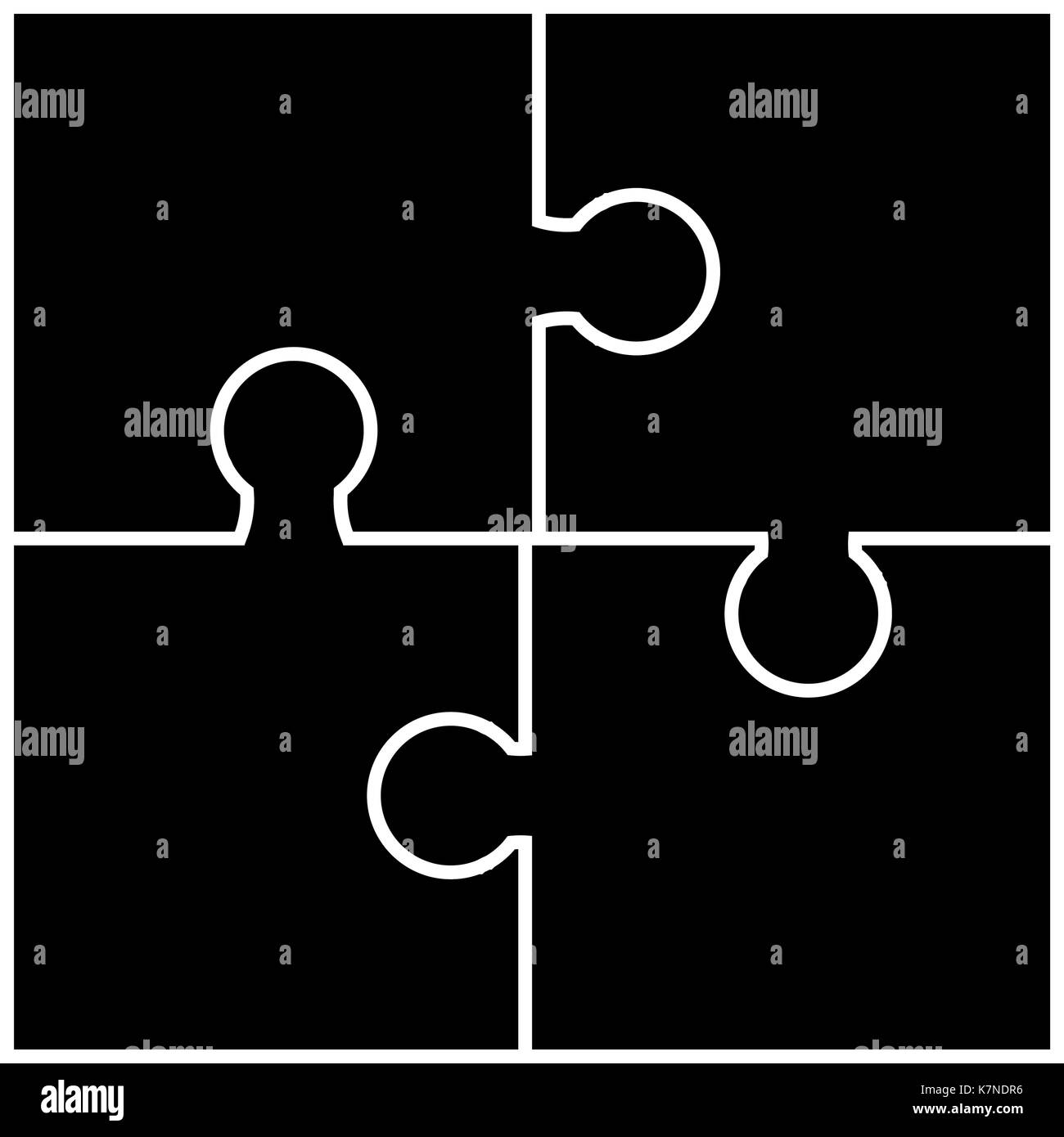 puzzle silhouette set vector symbol icon design. Beautiful illustration ...