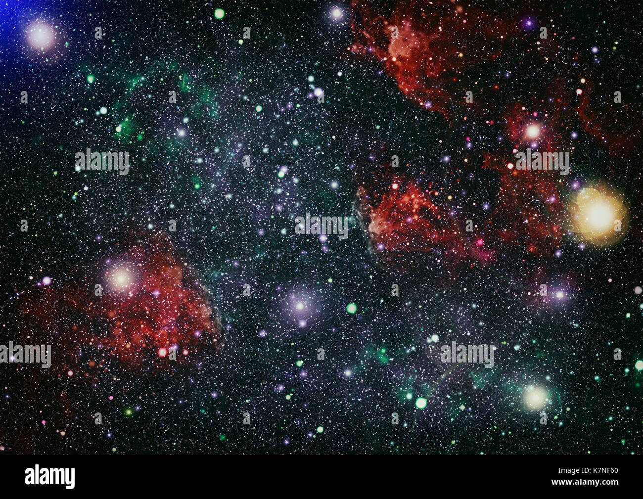 Deep space. High definition star field background . Starry outer space ...