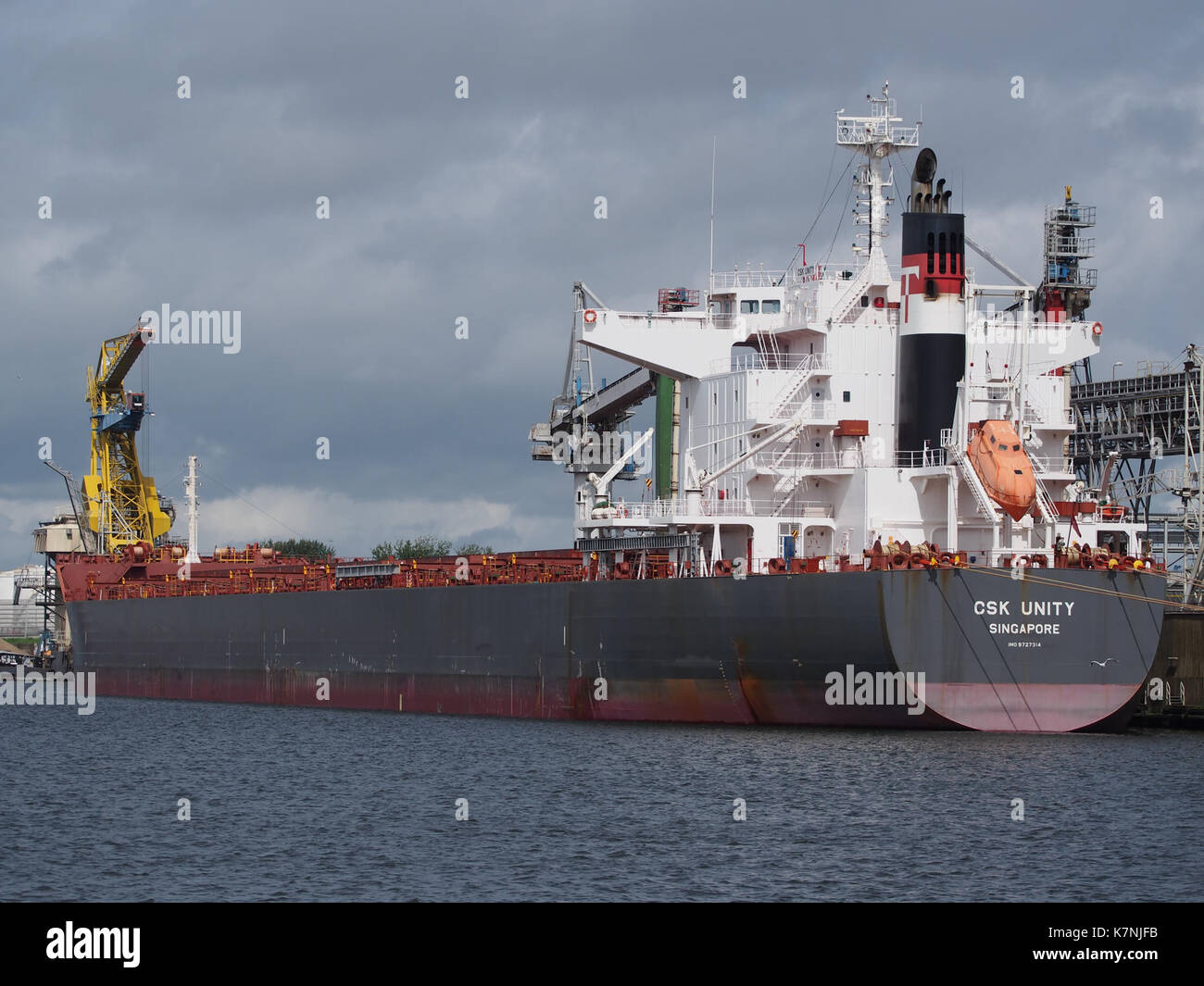 CSK Unity (ship, 2015) IMO 9727314 Port of Amsterdam Stock Photo