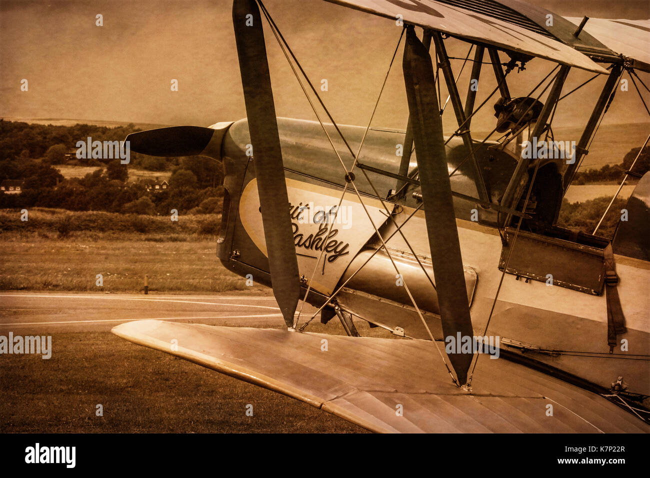 アオシマ1/12 DE HAVILLAND 2 TWO SEATERS De Havilland biplane No.2 / F.E.1