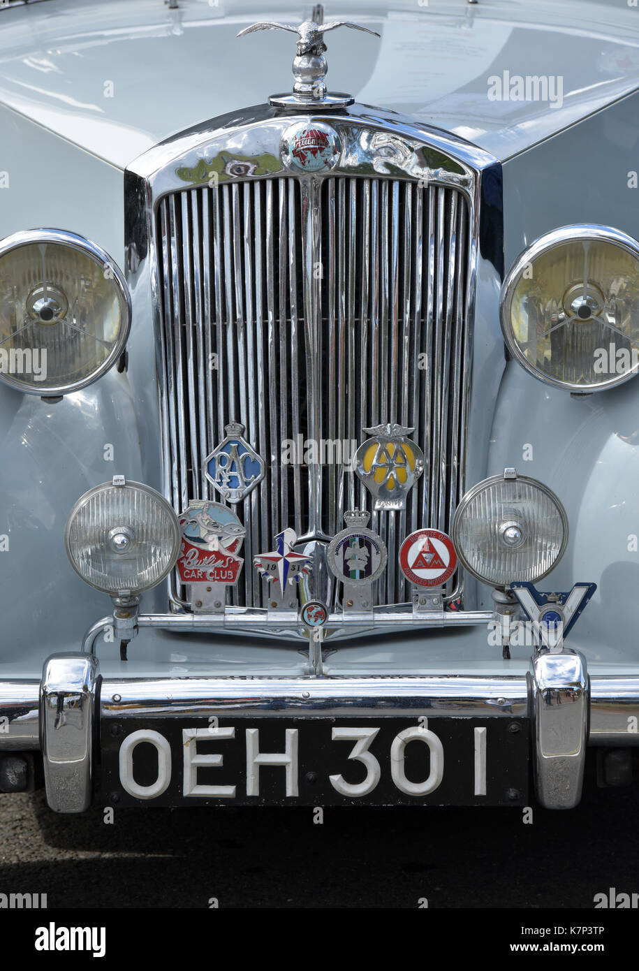 classic, vintage and collectors cars on show at a motorists classic and