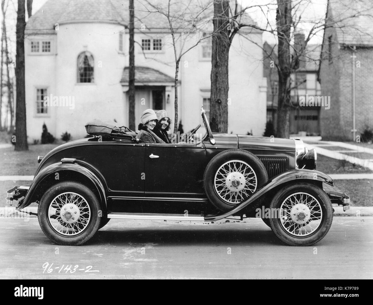 The ever-increasing number of Whippet Four Roadster models on the streets of the nation is an indication of the wide popularity of this striking car. The Whippet line of four and six cylinder cars are products of the Willys-Overland Company, Toledo, Ohio. 1926. Stock Photo