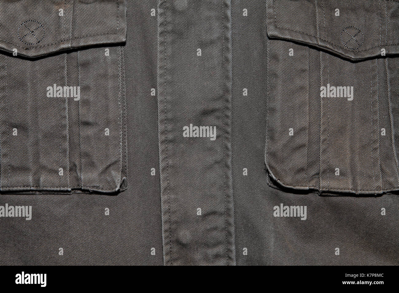 A jacket pockets. Backgrounds and textures. Stock Photo