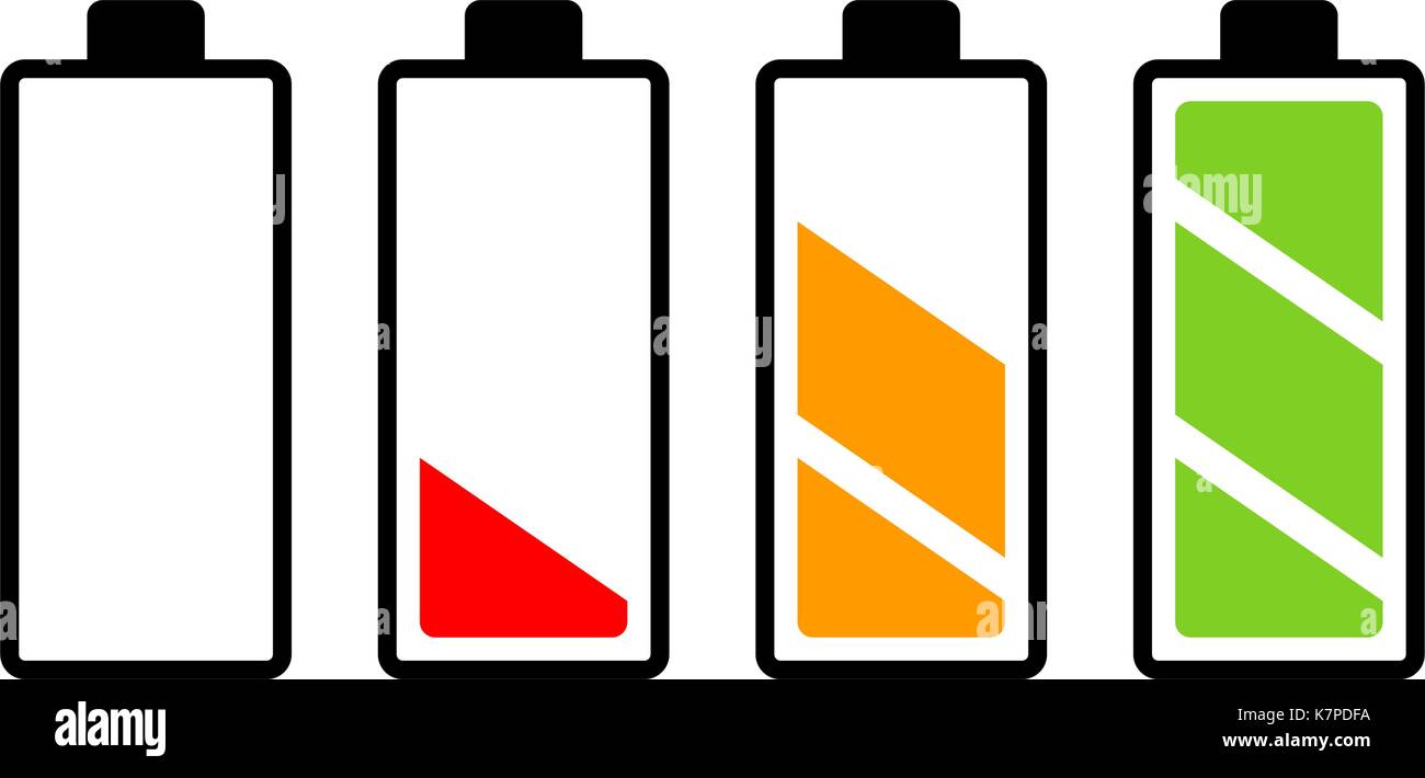 battery charge level vector symbol icon design. Beautiful illustration ...