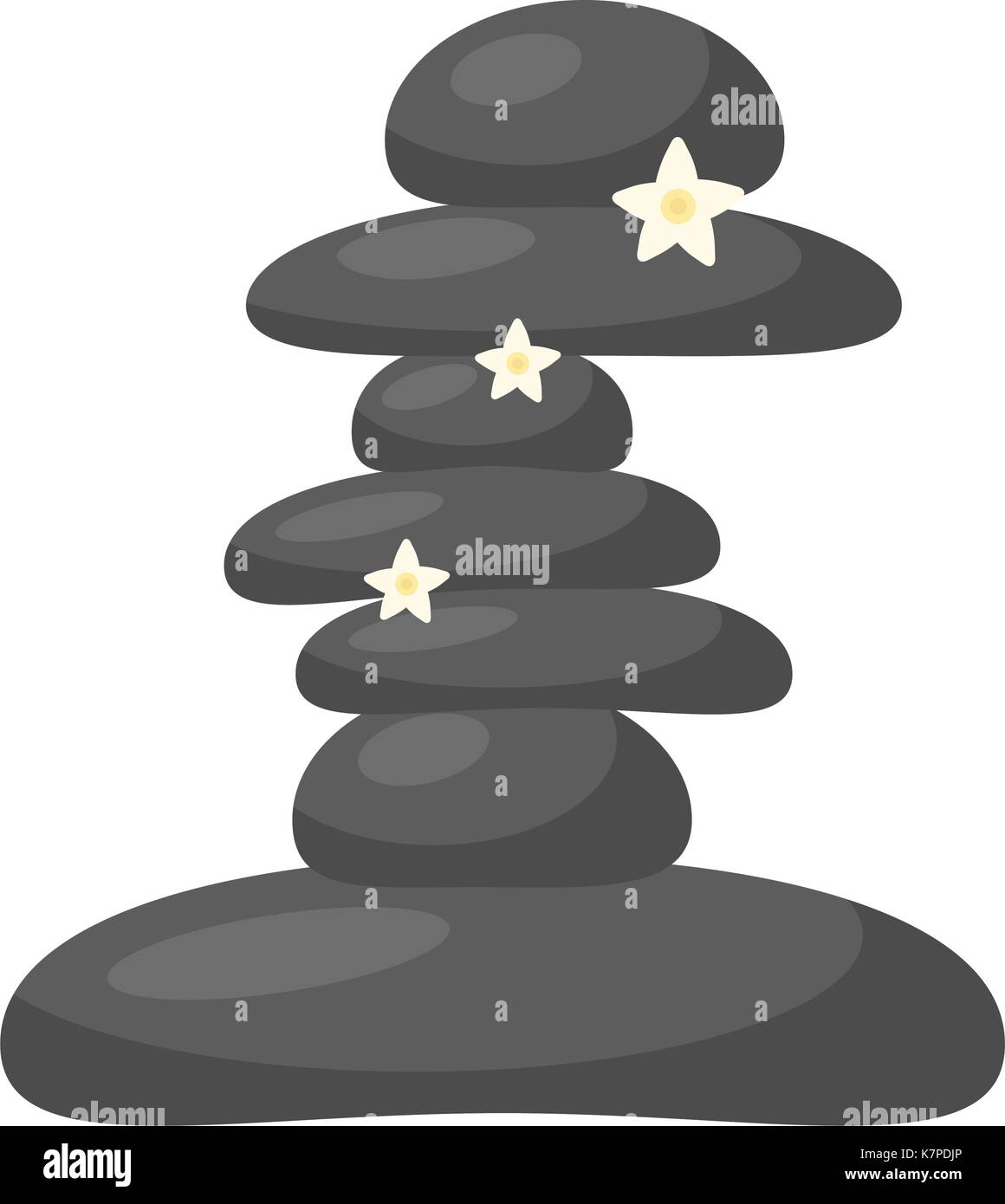 spa stones vector symbol icon design. Beautiful illustration isolated ...