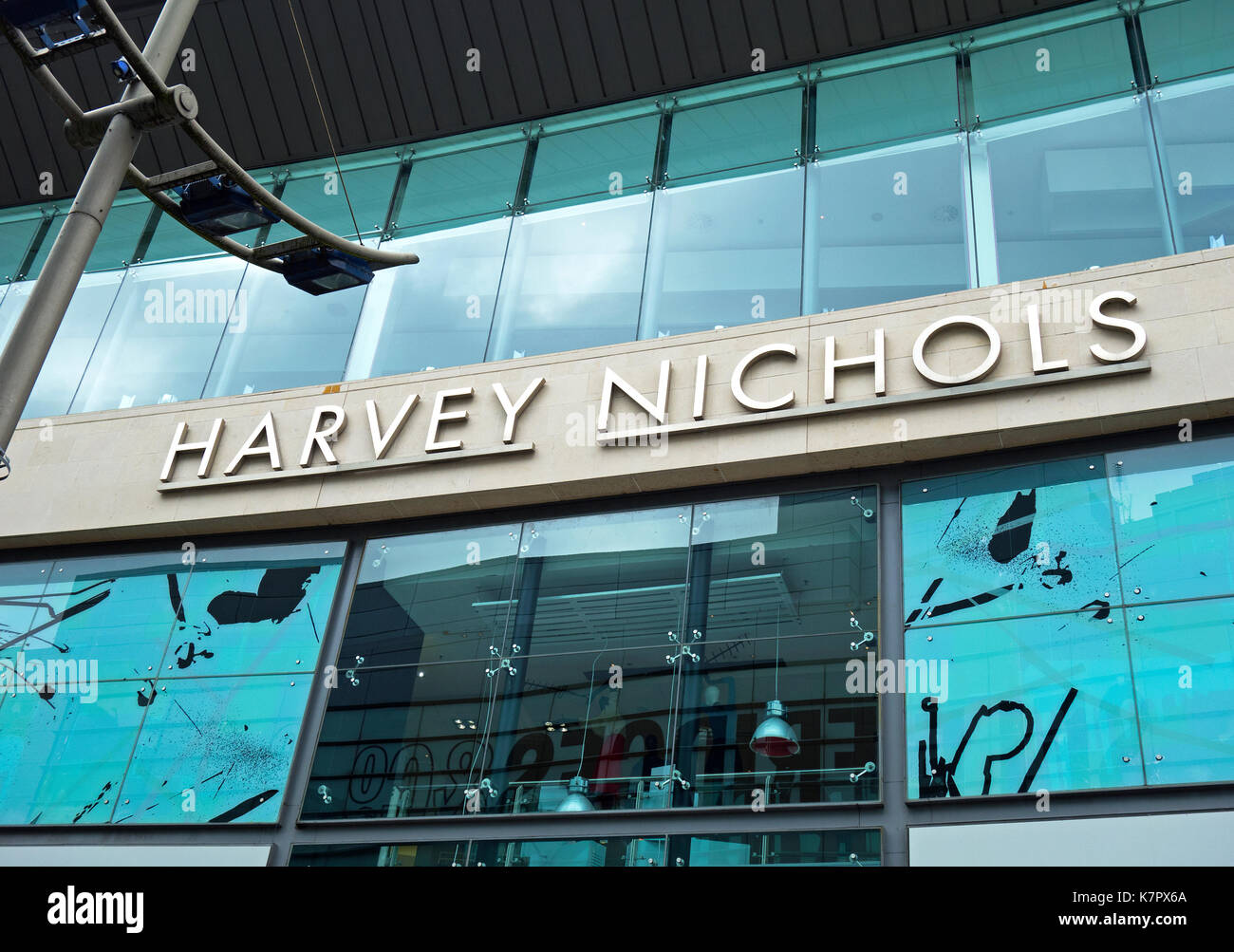 harvey nichols high end department store in manchester, england, uk. Stock Photo