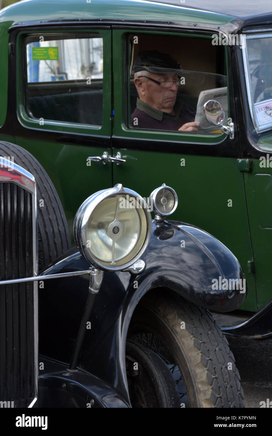 classic, vintage and collectors cars on show at a motorists classic and
