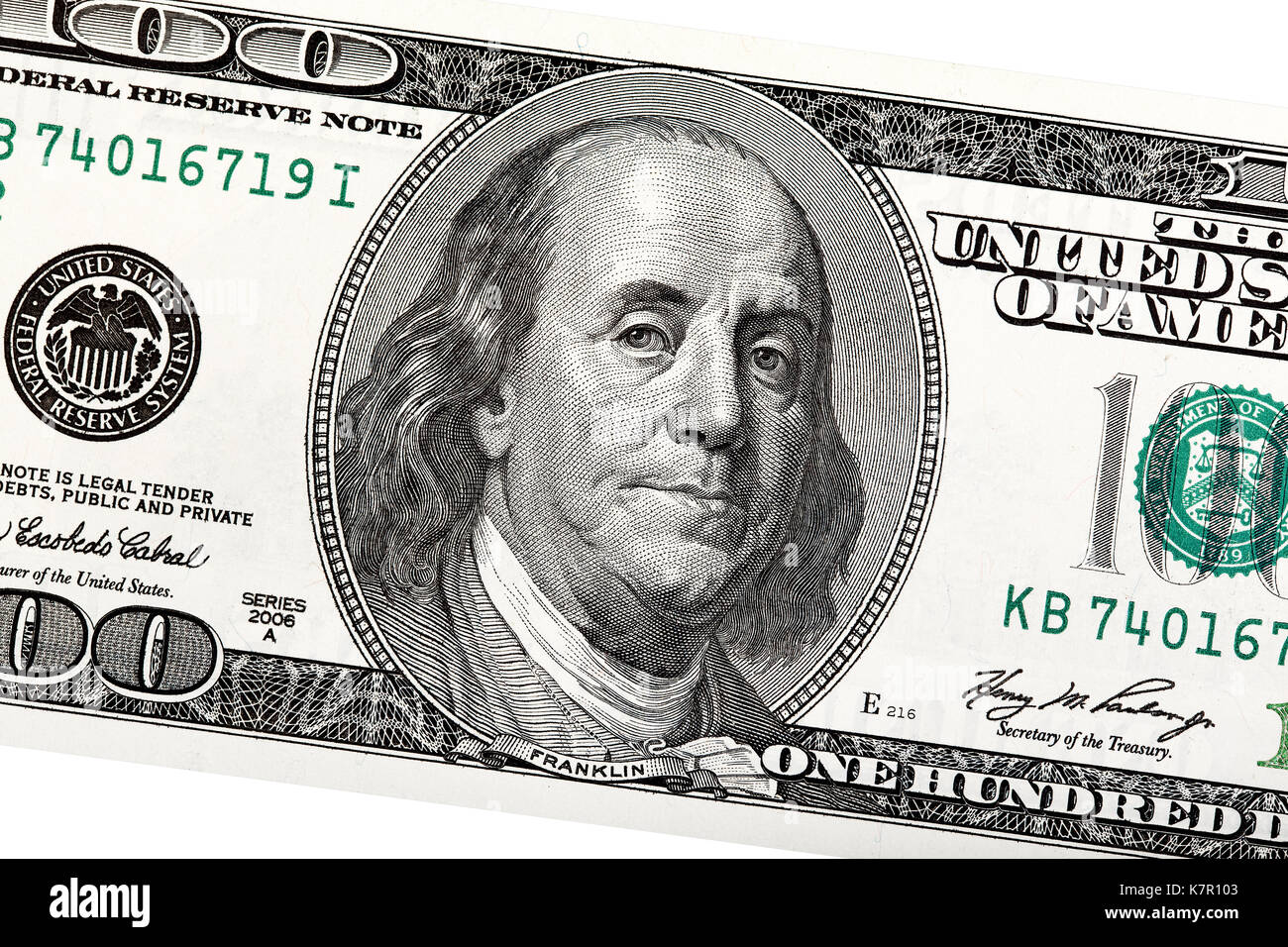 100 dollar bill back hi-res stock photography and images - Alamy