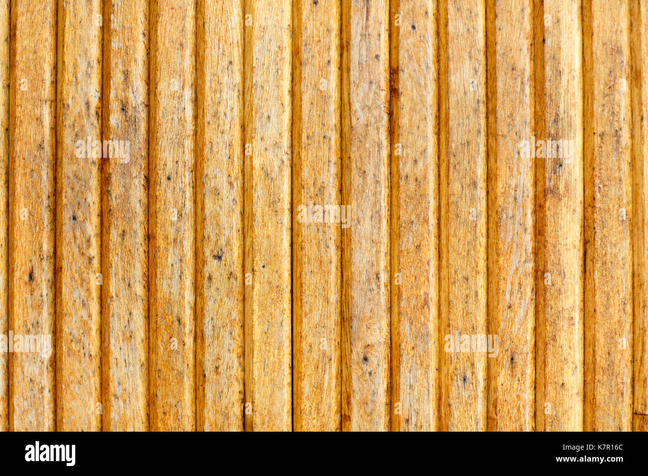 Rustic weathered barn wood background with knots. High resolution photo. Stock Photo