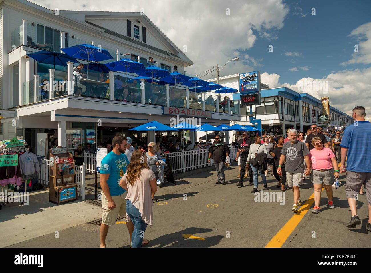 Hampton Beach Seafood Festival 2017 #hbsf17 Stock Photo