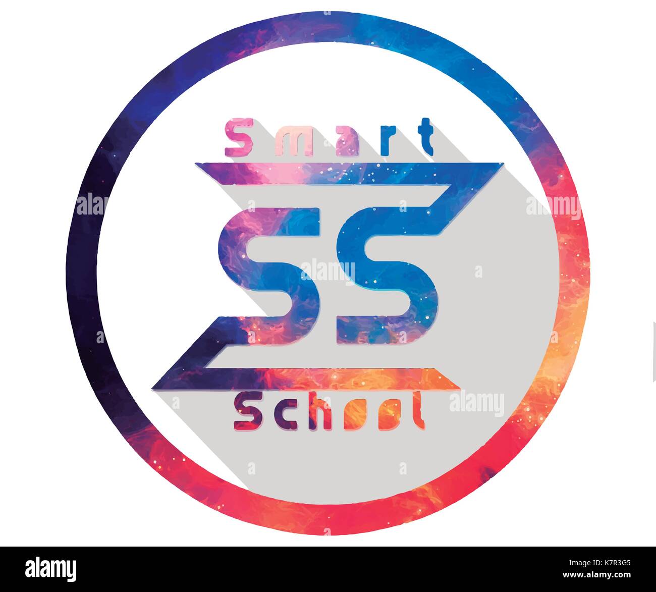 Smart School Logo Stock Vector Image Art Alamy