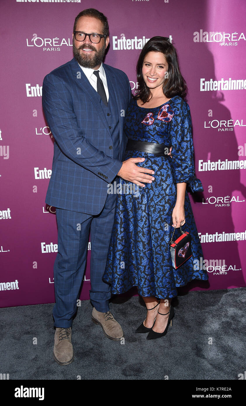 West Hollywood, California, USA. 15th Sep, 2017. Mercedes Masohn and David Denman arrives for the Entertainment Weekly Pre Emmy Party at the Sunset Tower Hotel. Credit: Lisa O'Connor/ZUMA Wire/Alamy Live News Stock Photo