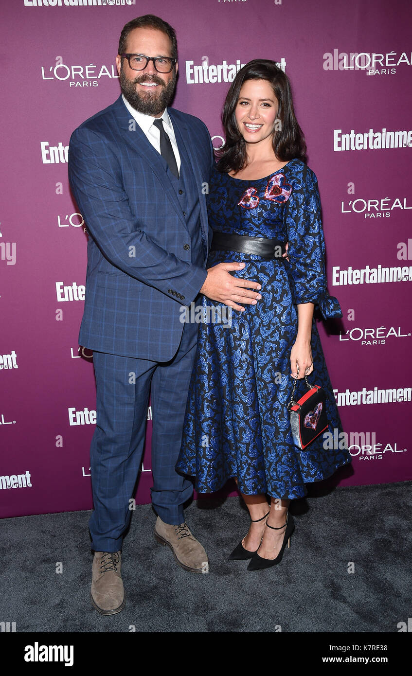 West Hollywood, California, USA. 15th Sep, 2017. Mercedes Masohn and David Denman arrives for the Entertainment Weekly Pre Emmy Party at the Sunset Tower Hotel. Credit: Lisa O'Connor/ZUMA Wire/Alamy Live News Stock Photo