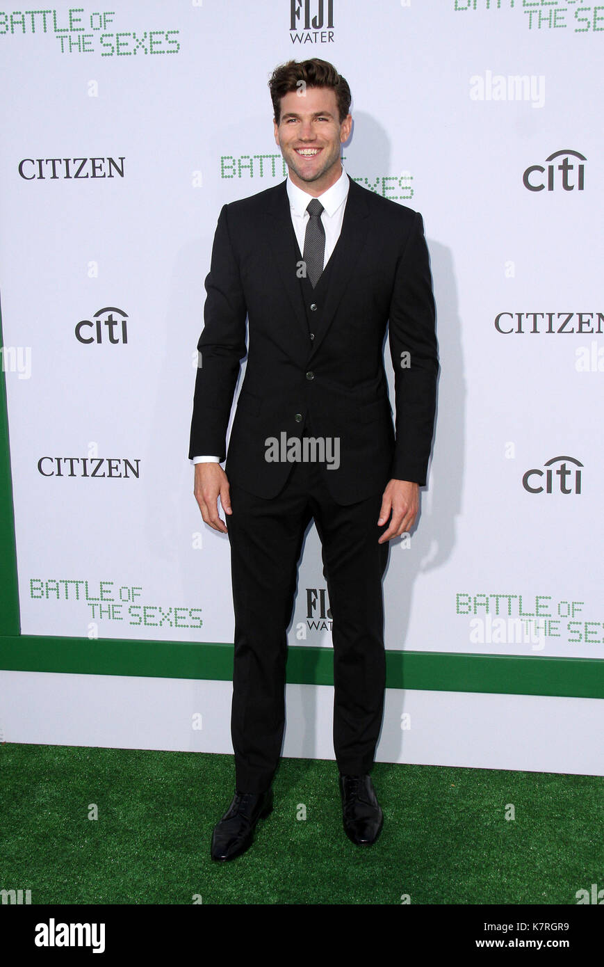 16 September 2017 Beverly Hills, California Austin Stowell. â€œBattle Of The Sexesâ€ Los