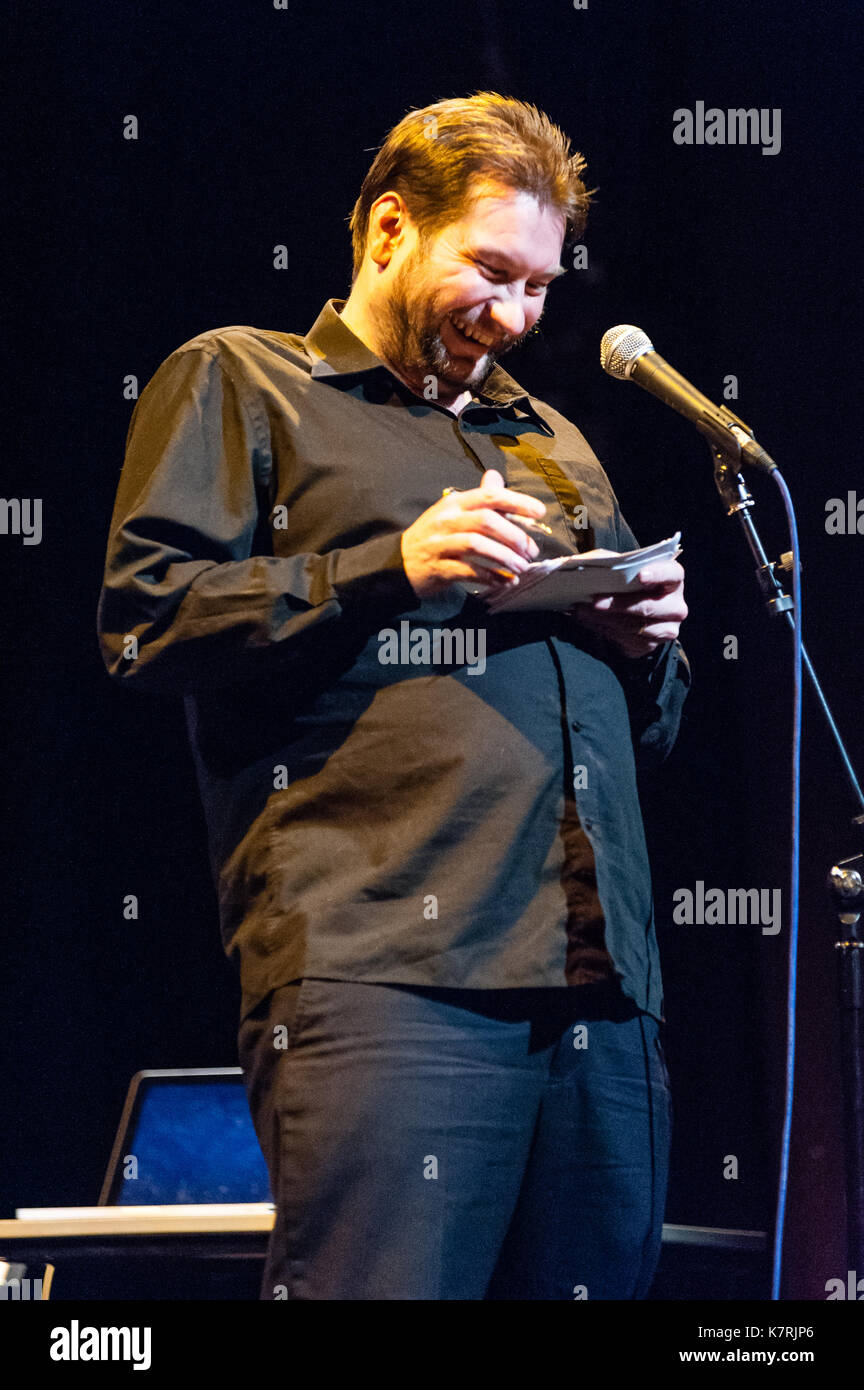 Comedian, Gary Delaney plays Stourbridge Town Hall as part of his touring show 'Theres Something About Gary' on 16th September, 2017. Stock Photo