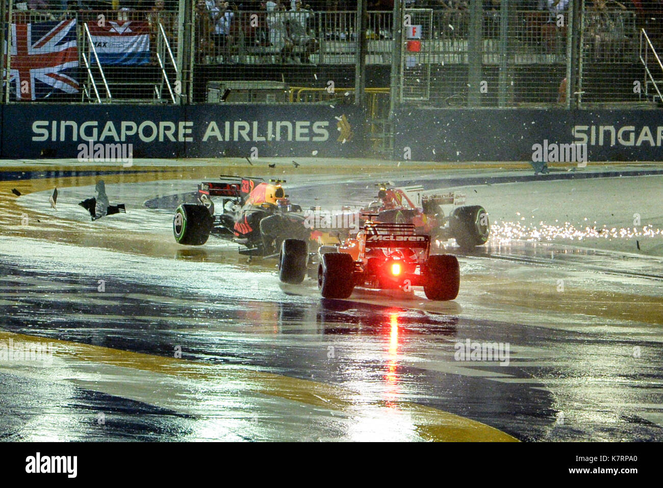 Singapore 17th Sep 2017 Mclaren Honda S Spanish Driver Fernando