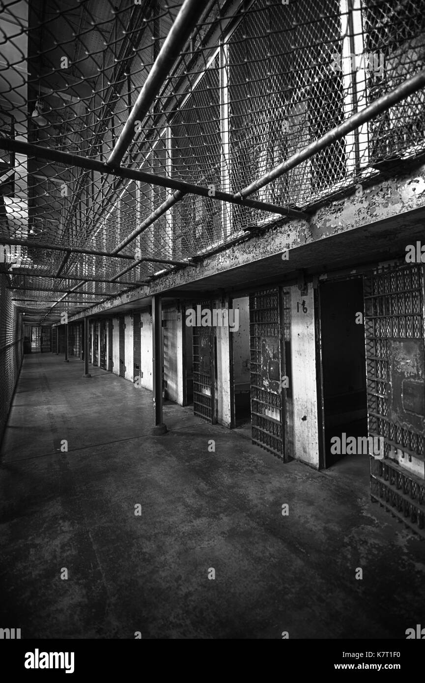 The former West Virginia State Penitentiary, a National Historic Places Registered facility, operated by the Moundsville Economic Development Council. Stock Photo