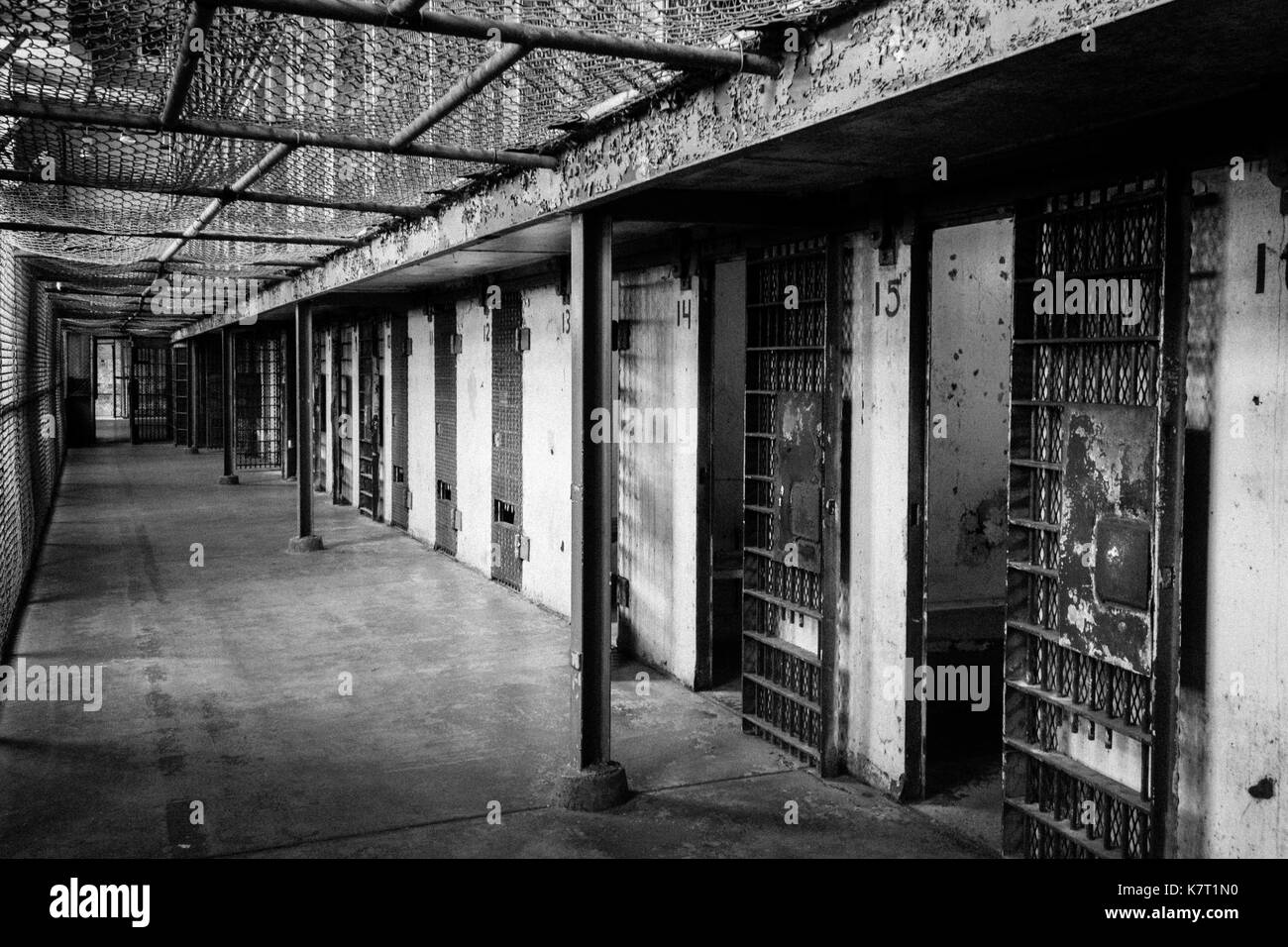 Moundsville state penitentiary Black and White Stock Photos & Images