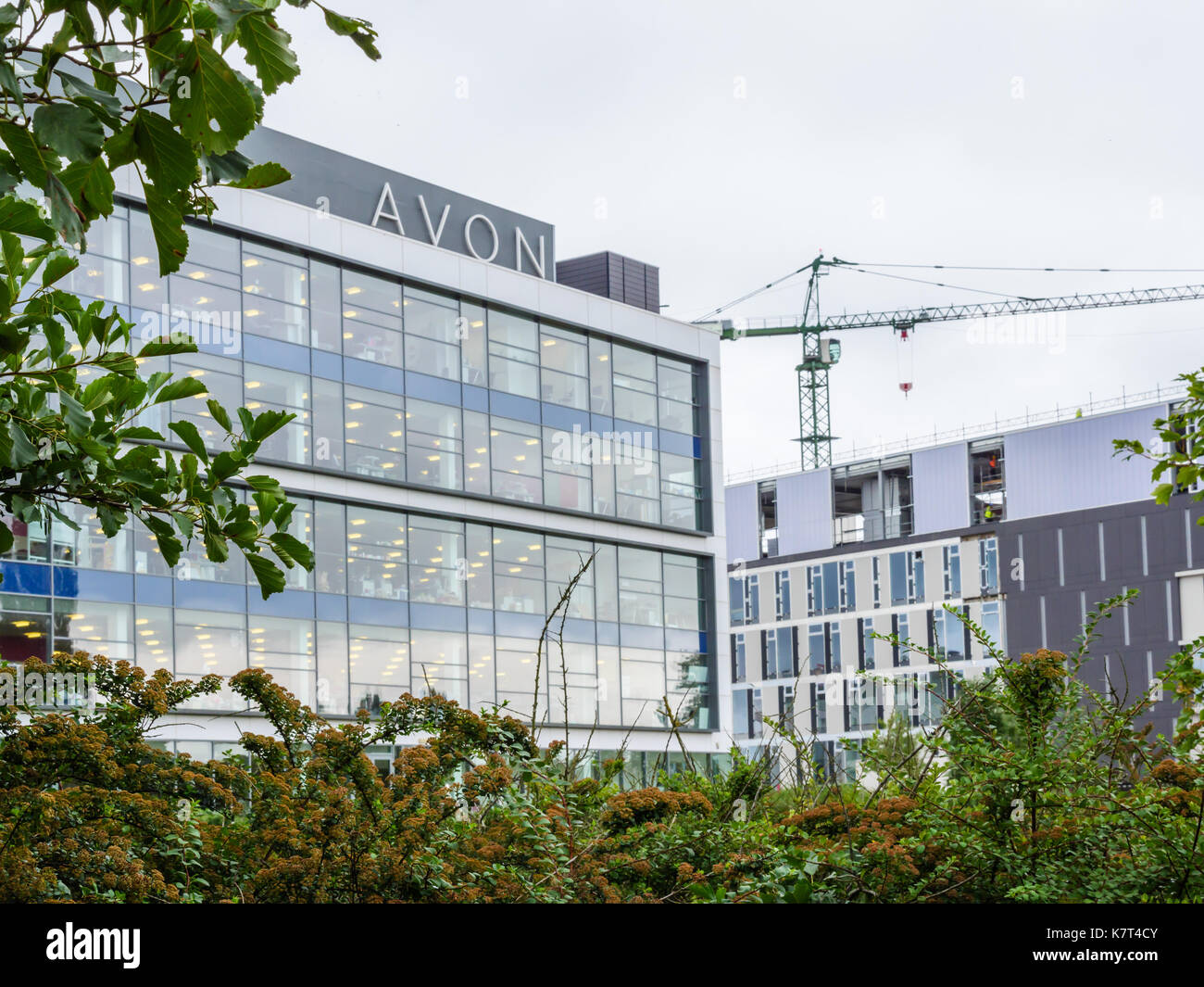 Northampton, UK - Aug 21, 2017: Cloudy day view of Avon Head Offices ...