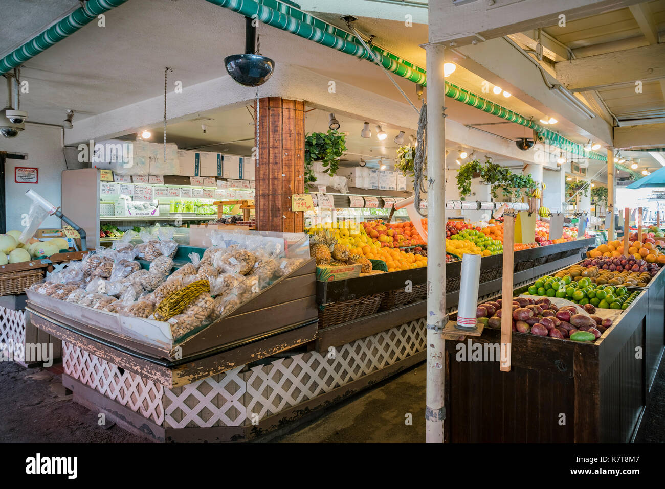 Los Angeles, AUG 31: The Original Farmers Market on AUG 31, 2017 at Los ...