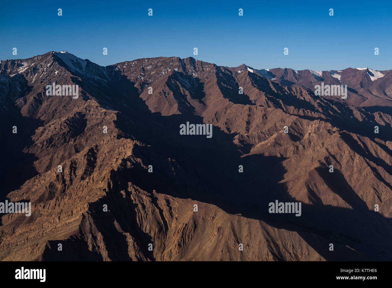Arid Himalaya mountain range Stock Photo
