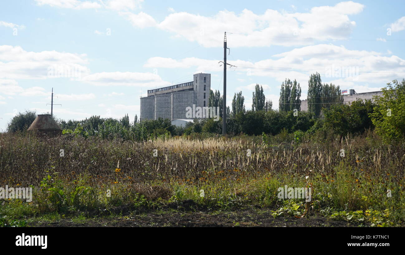 Sugar refinery industrial - Kursk , Europe 4 k Stock Photo