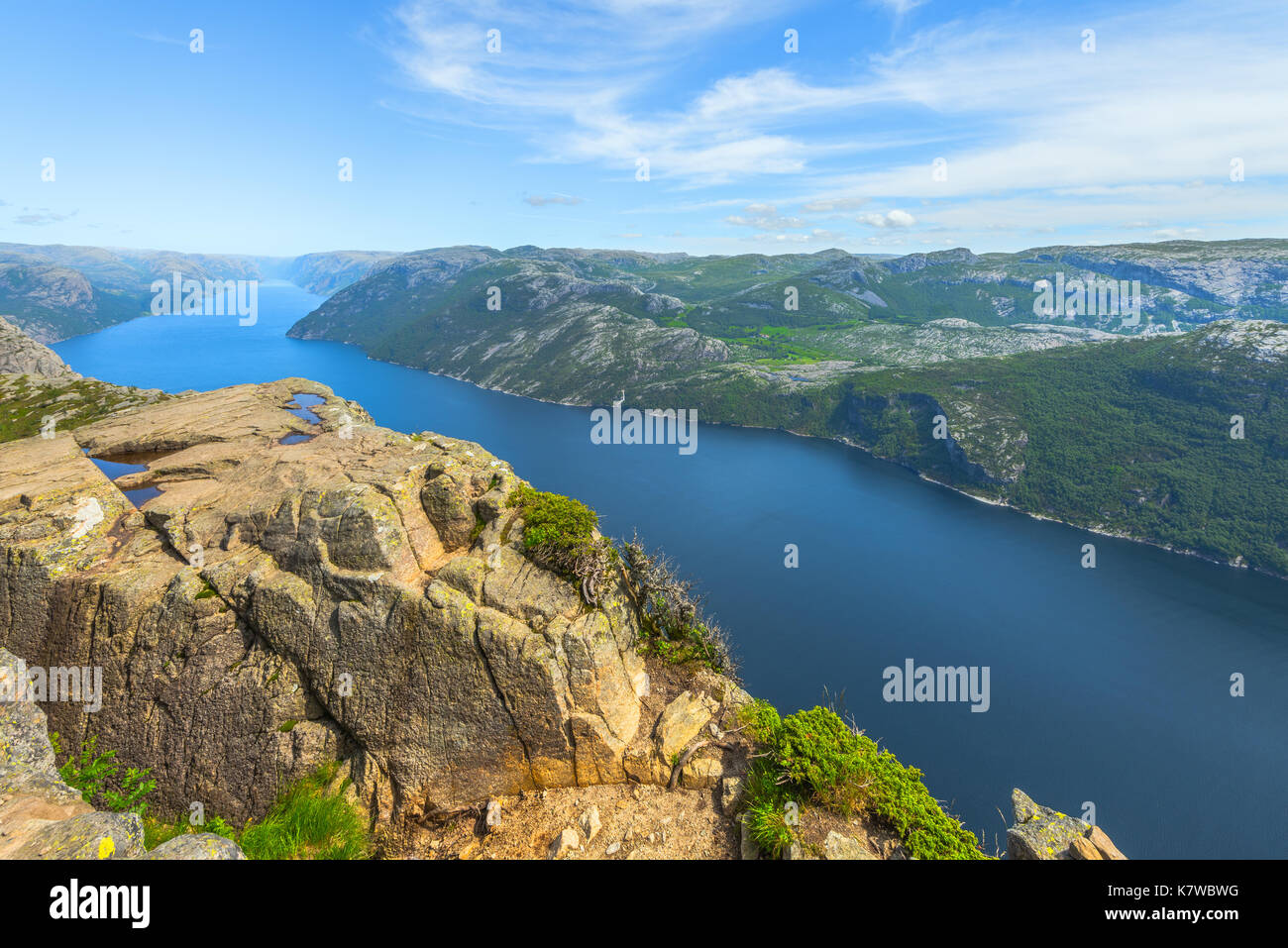 Preikestolen, Jørpeland, Norwegen Stock Photo - Alamy