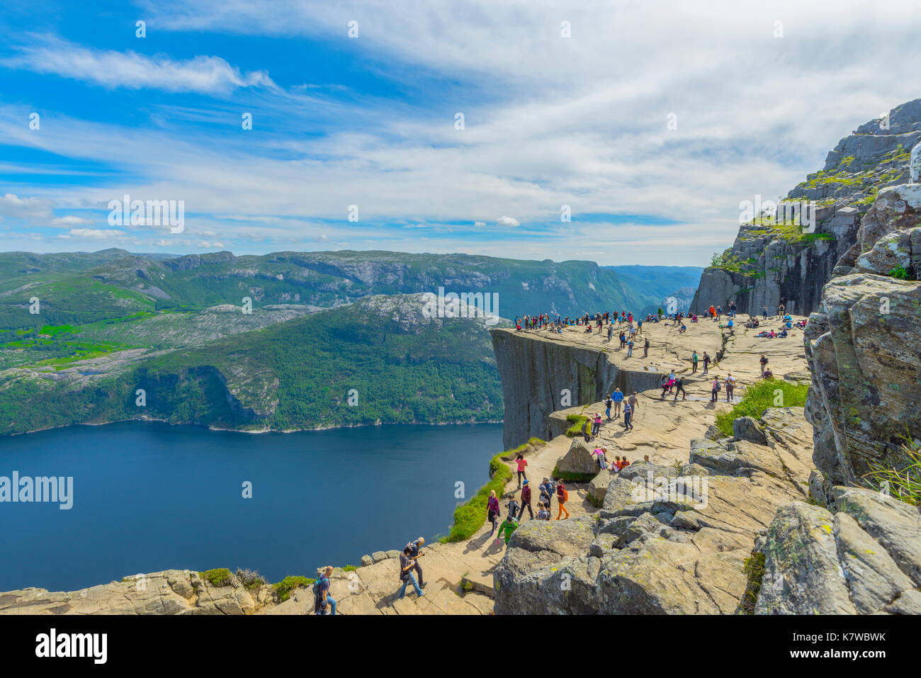 Preikestolen, Jørpeland, Norwegen Stock Photo - Alamy