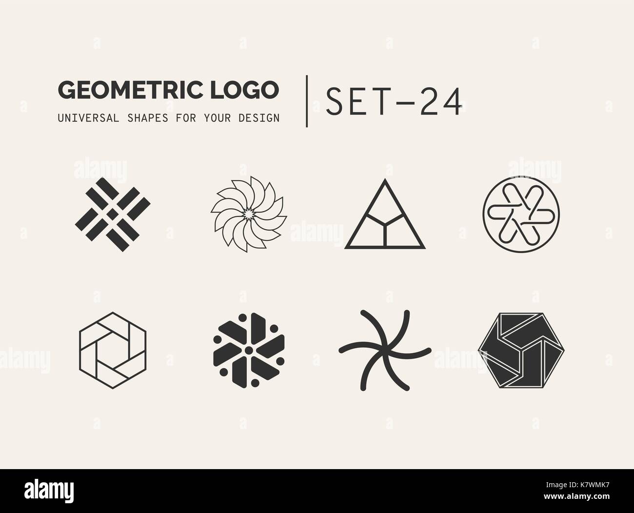 Universal shapes for your design Stock Vector Image & Art - Alamy