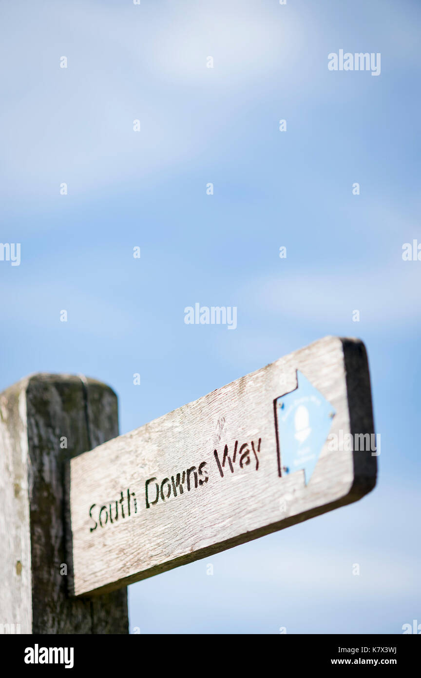 Wooden marker post with arrows hi-res stock photography and images - Alamy
