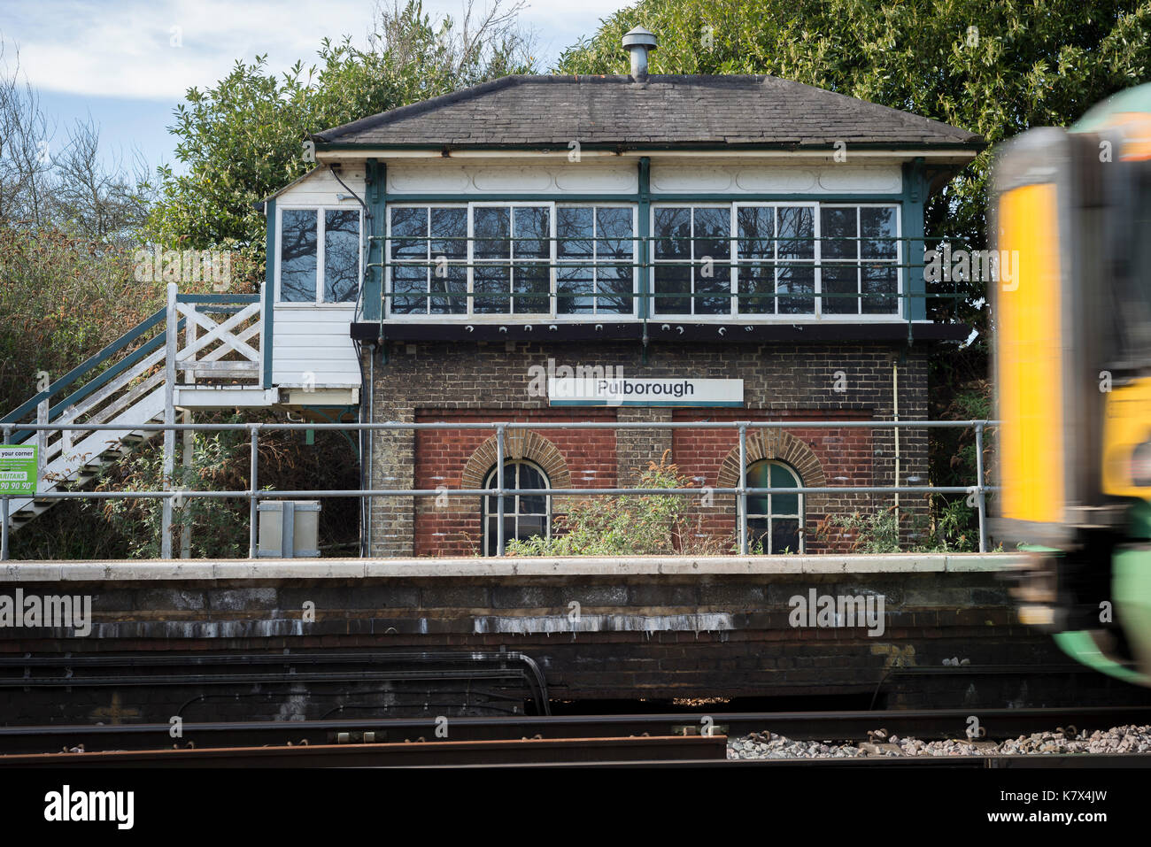 Pulborough Train Station, West Sussex, England Stock Photo