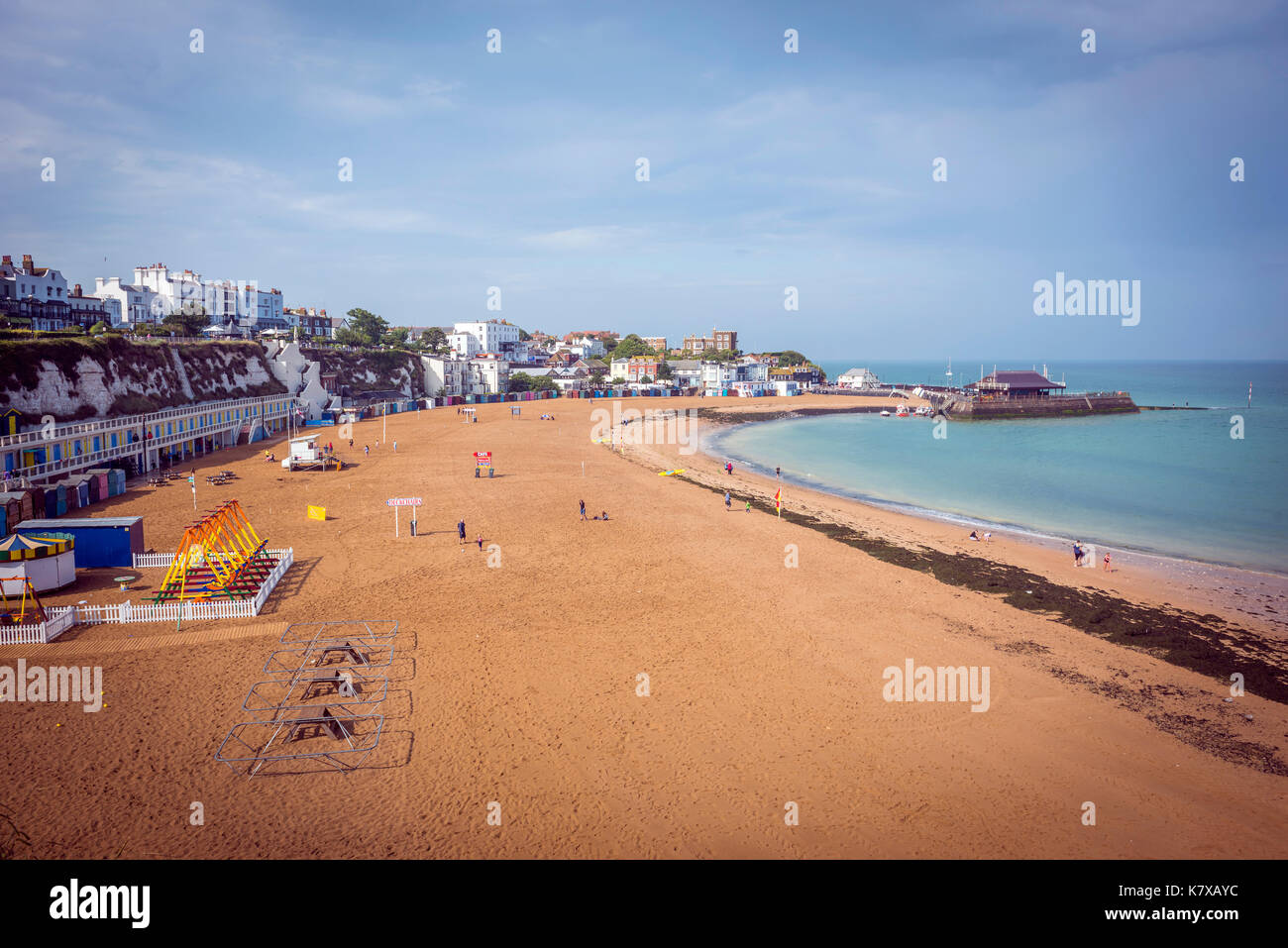 Broadstairs beach and seafront, Kent, UK Stock Photo Alamy