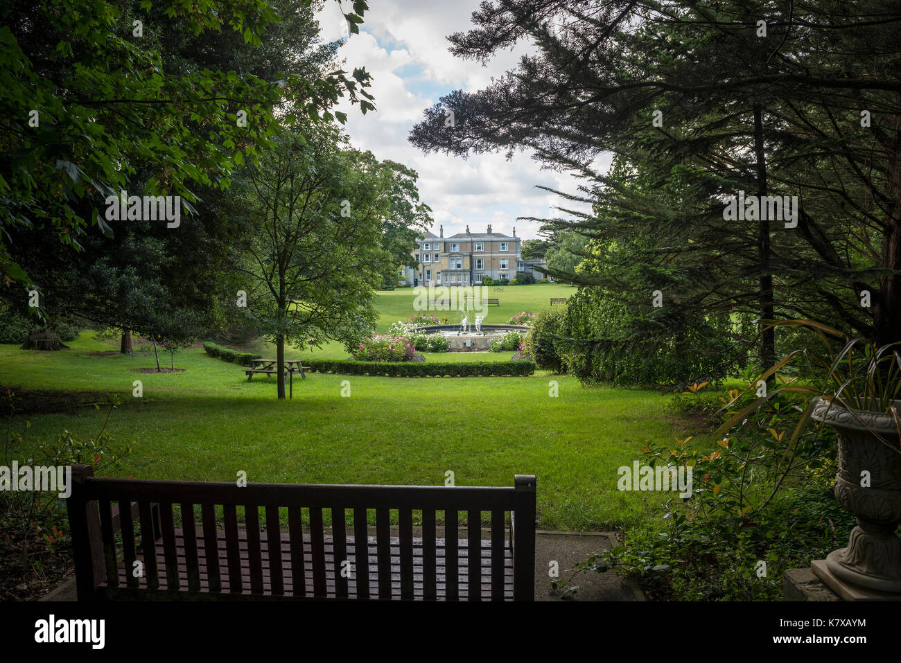 The gardens and grounds of Quex Park, Kent, UK Stock Photo
