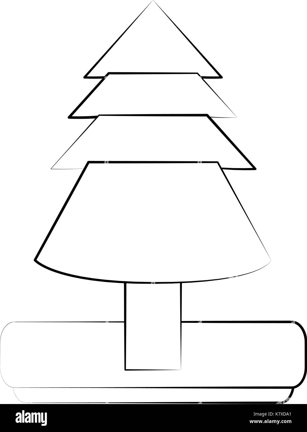 pine tree forest icon image Stock Vector Image & Art - Alamy