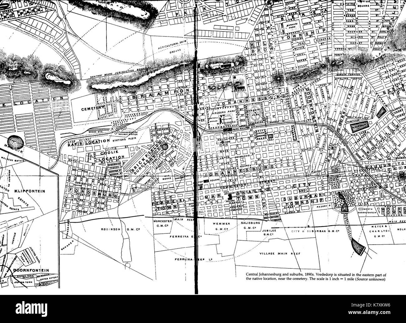 Johannesburg map Black and White Stock Photos & Images Alamy