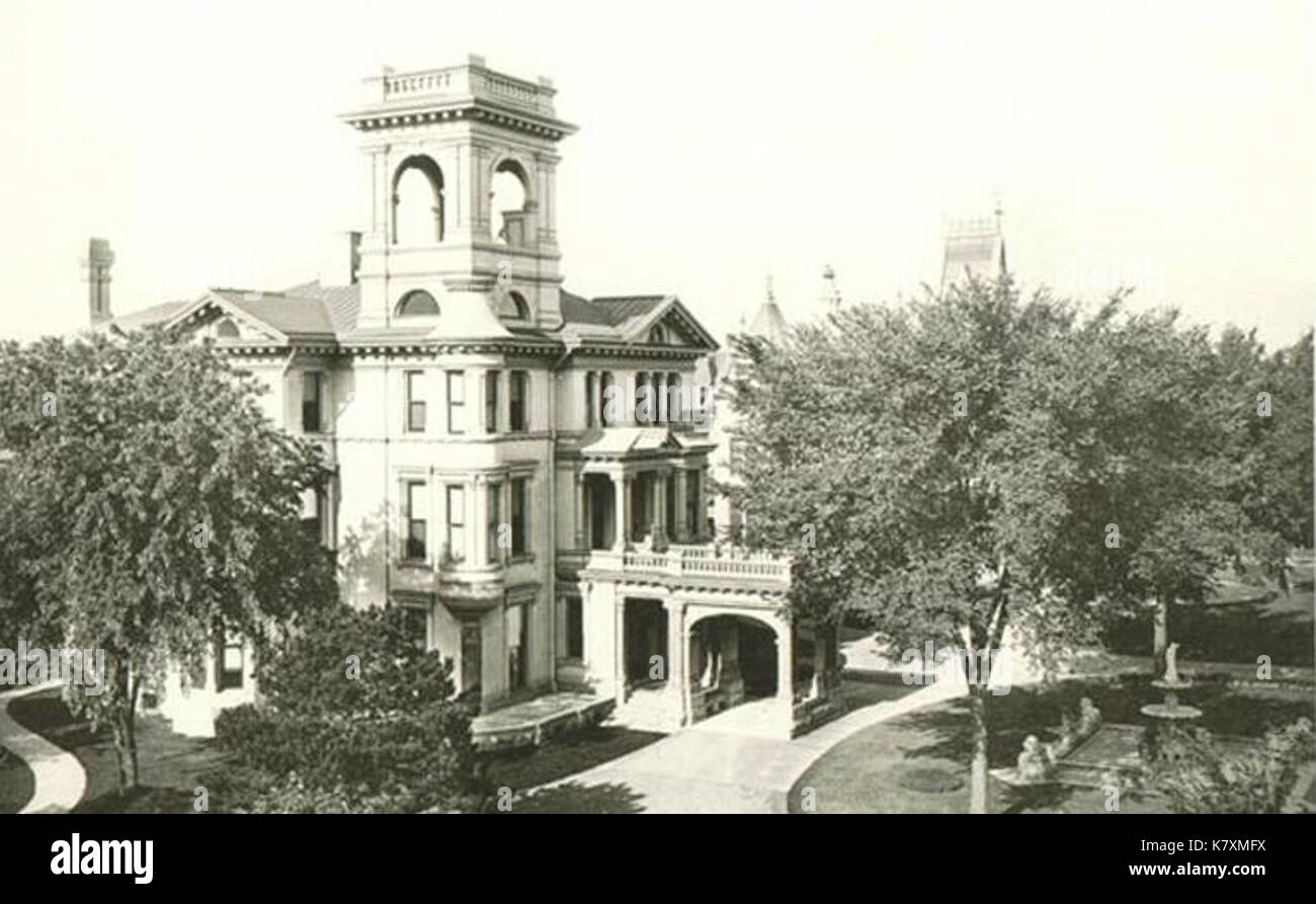 John Plankinton house ca 1885 Stock Photo Alamy