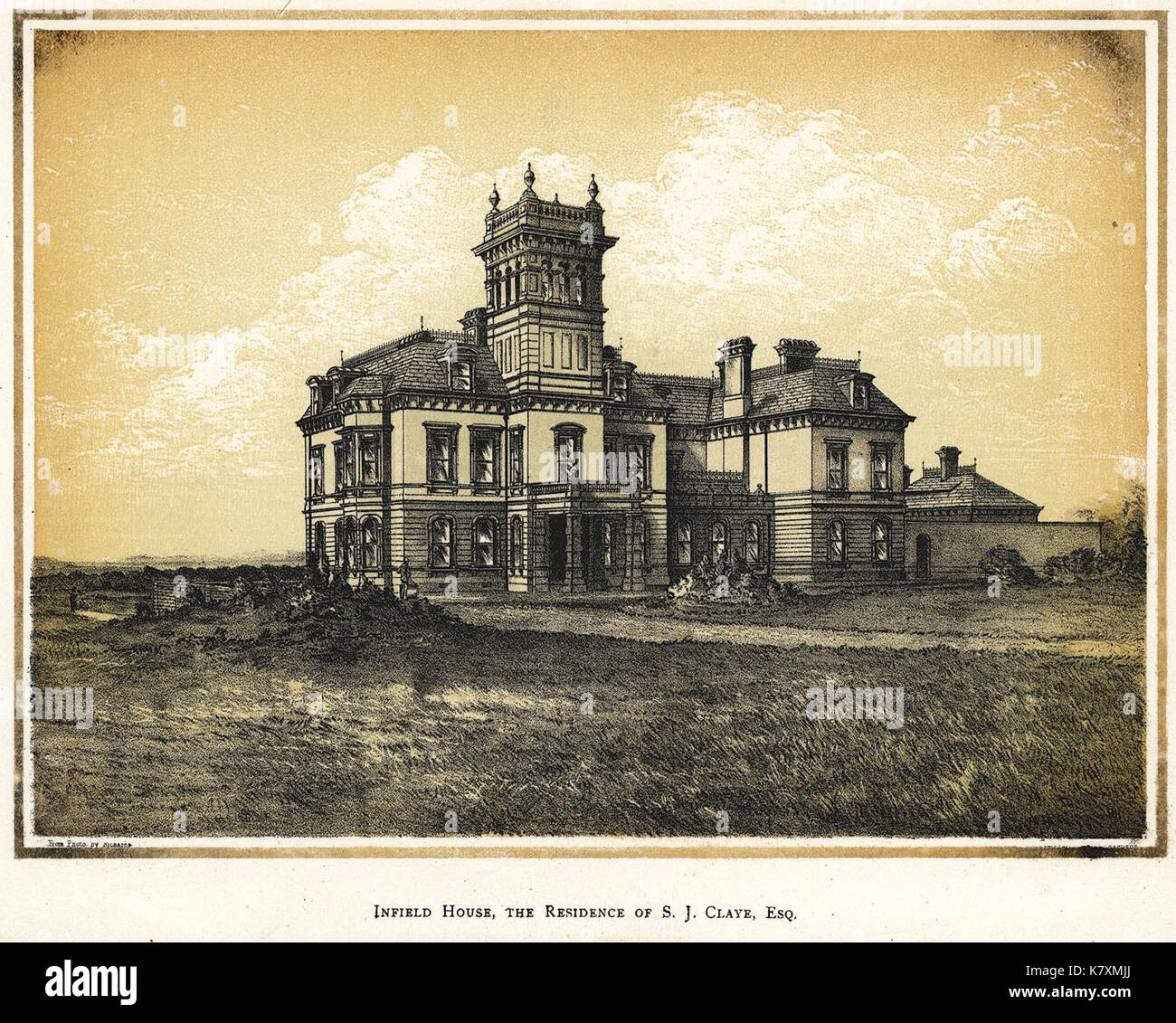 Infield House, Barrow Stock Photo Alamy