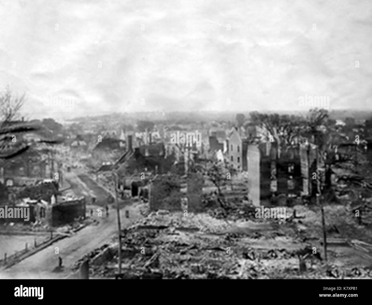 Incendie de Trois Rivieres de 1908 04 Stock Photo Alamy
