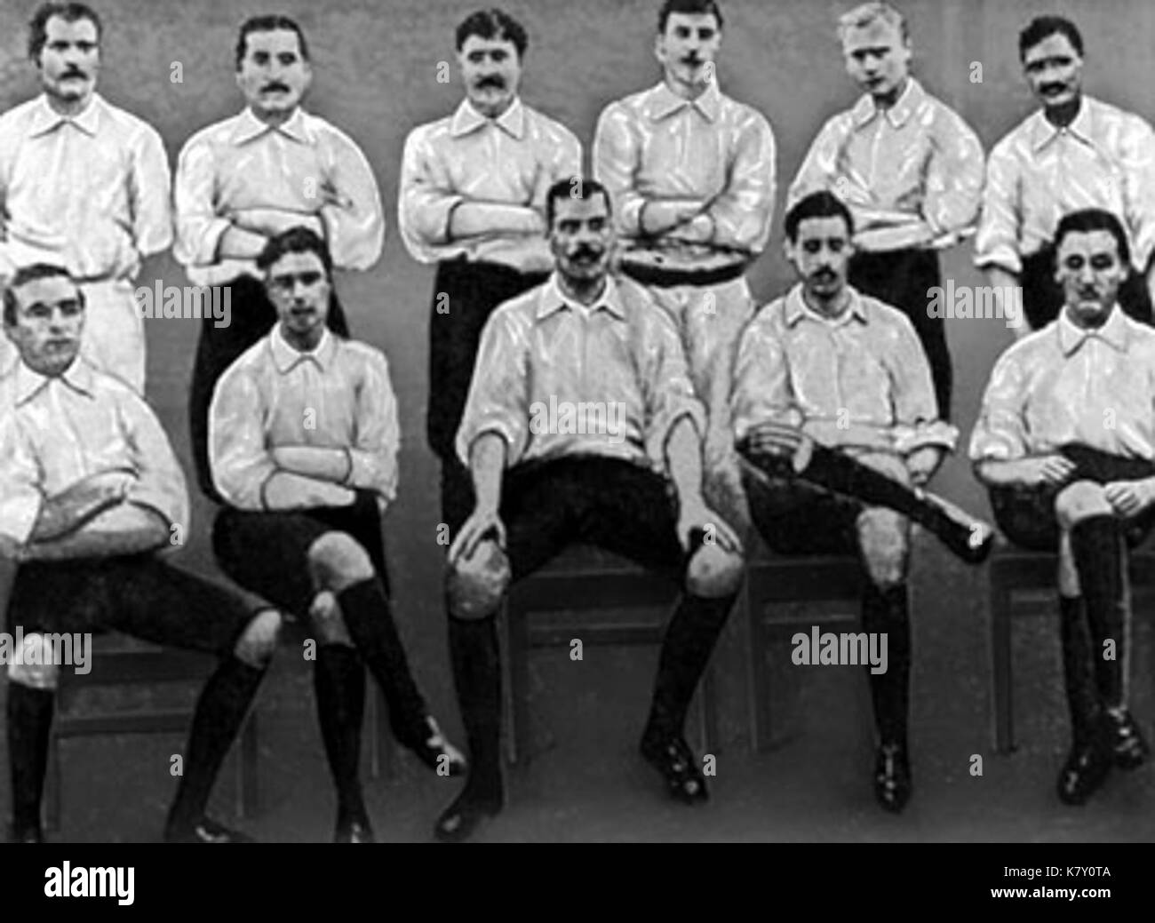 Italian Football Champion 1898 Stock Photo Alamy