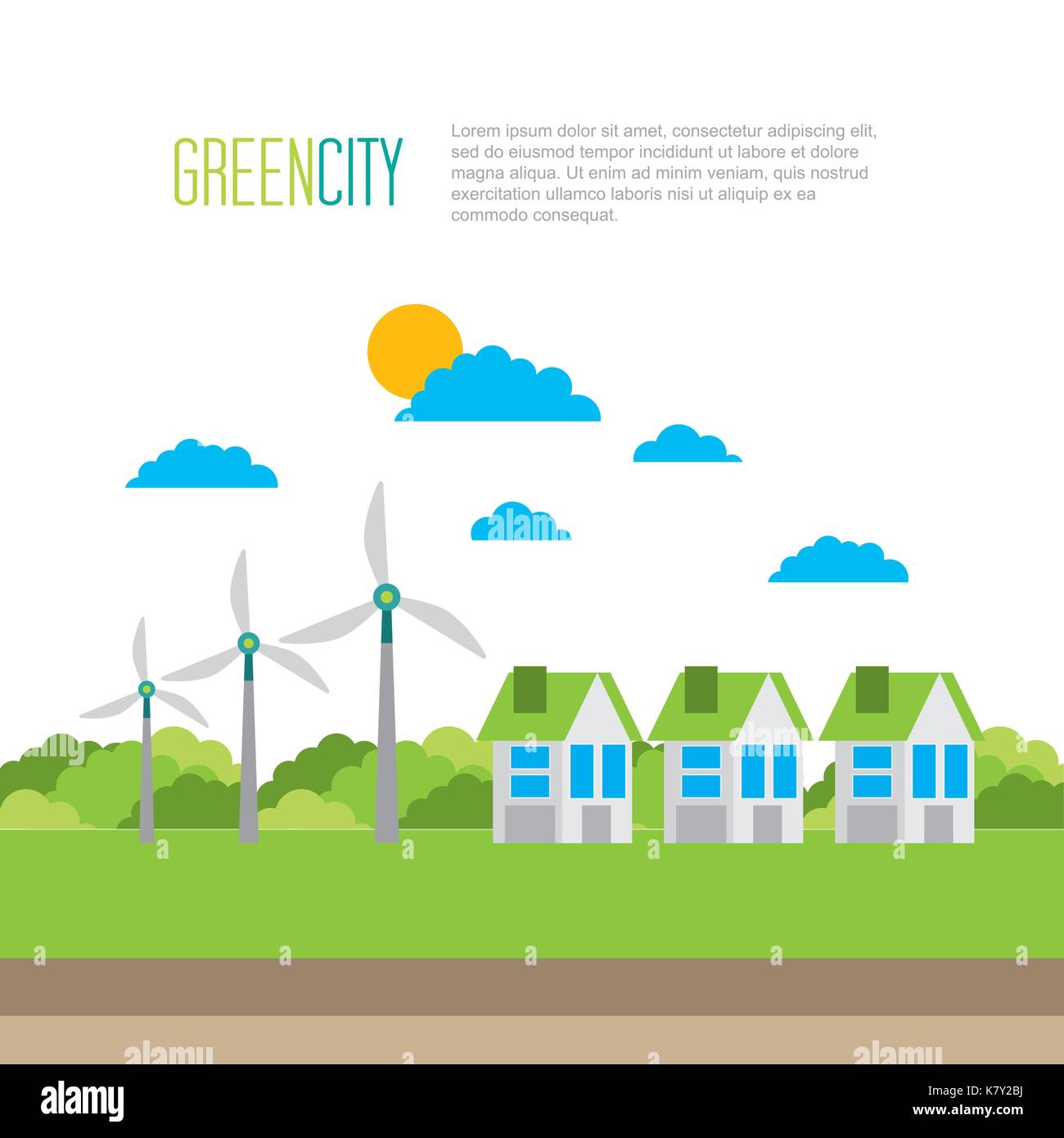 green city ecology energy environment Stock Vector Image & Art - Alamy