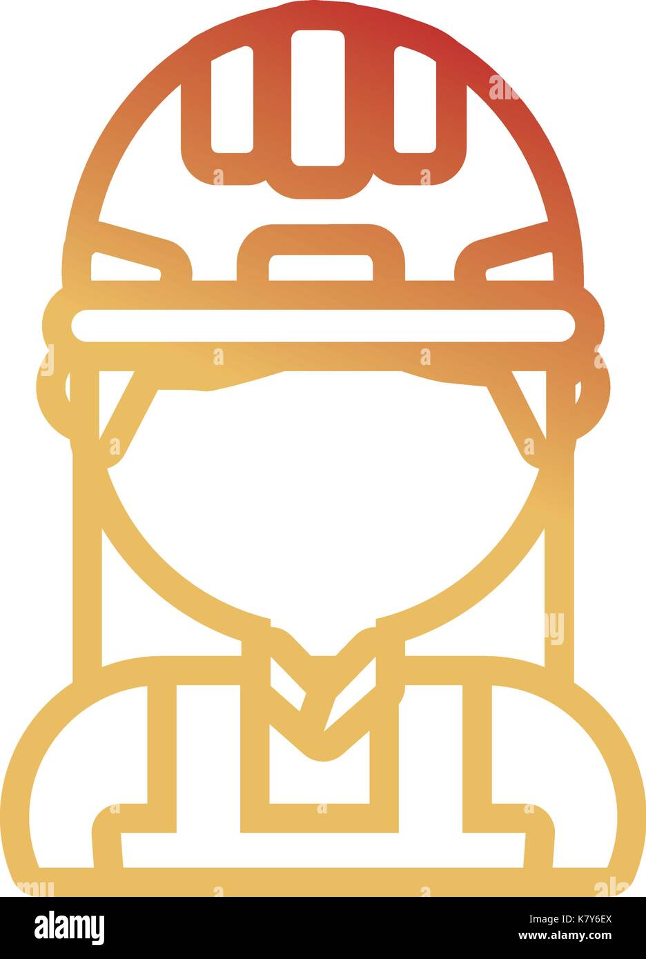 woman construction worker vector illustration Stock Vector Image & Art ...