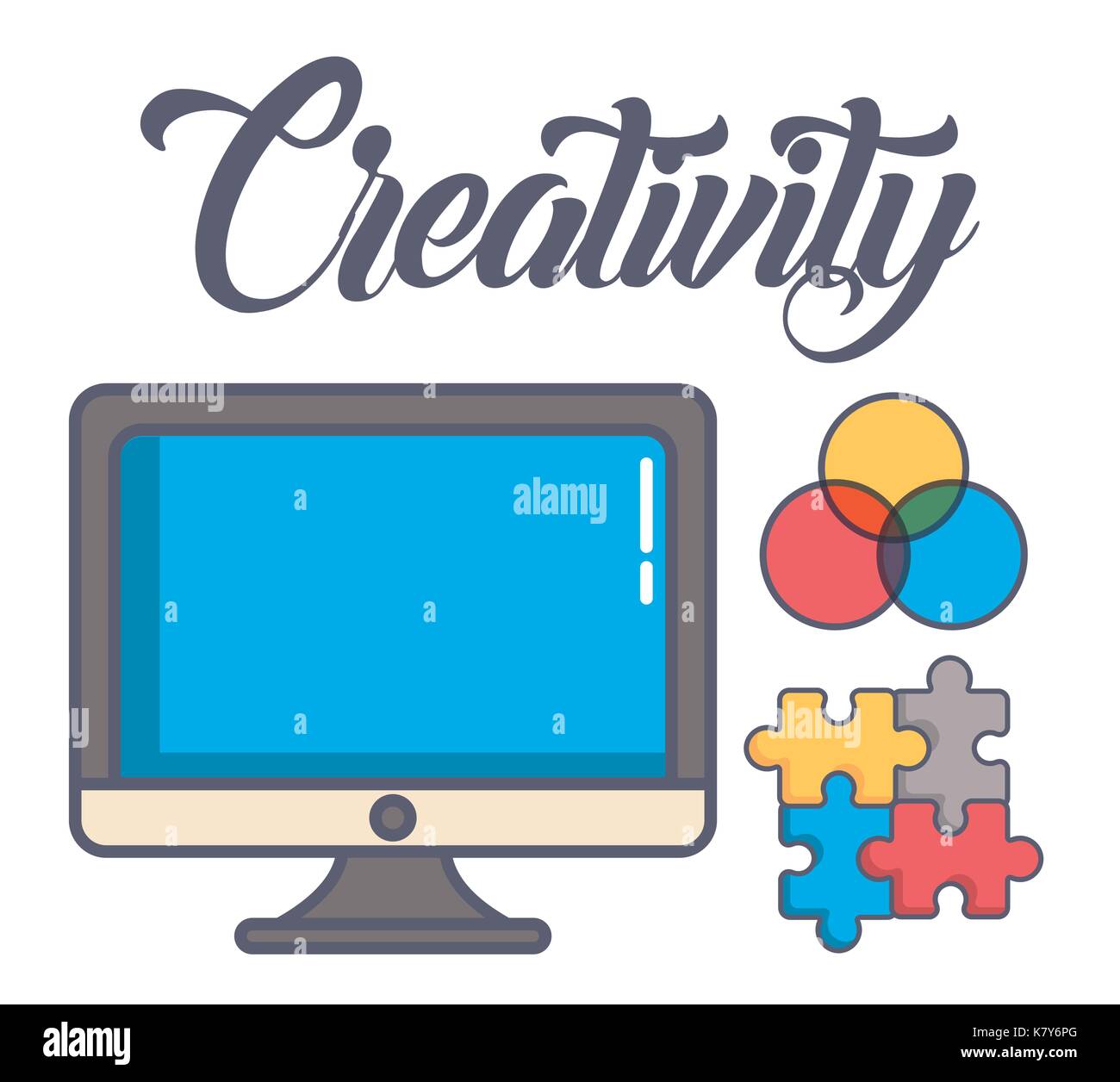 creativity process design Stock Vector Image & Art - Alamy