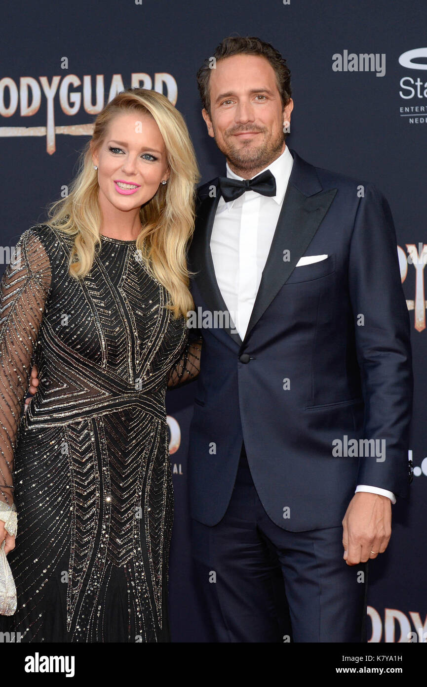 Premiere musical The Bodyguard at Beatrix Theater in Utrecht. (Photo by ...