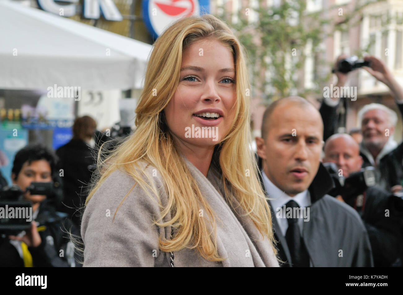 Opening De Repeat flagship store at Cornelis Schuytstraat in Amsterdam, The Netherlands. Featuring: Doutzen Kroes Where: Amsterdam, Netherlands When: 02 Sep 2009 Credit: Mischa Schoemaker/WENN.com Stock Photo